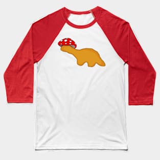 Brontosaurus Dino Nugget Mushie Baseball T-Shirt